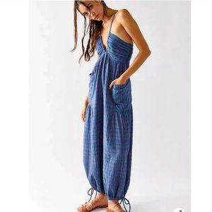 NWOT Free People Sundaze For Surfin Jumpsuit Size Small Boho
